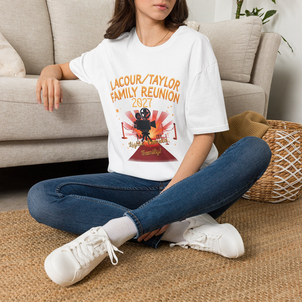 Family Reunion T-Shirt — 'Lacour/Taylor Family Reunion 2027' Retro Celebration Tee